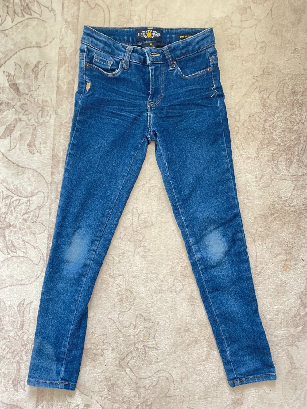 Girls Lucky Brand Jeans Size 8 Denim - slim skinny fit